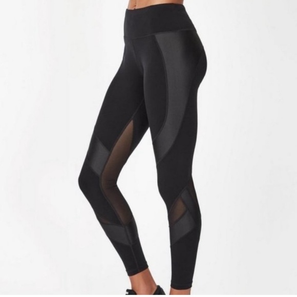 Sweaty Betty Pants - Sweaty Betty | Black Power Wet Look Leggings